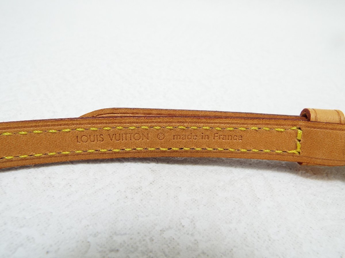 ルイヴィトン ショルダーストラップ ヌメ革 115ｃｍ 7穴_画像5
