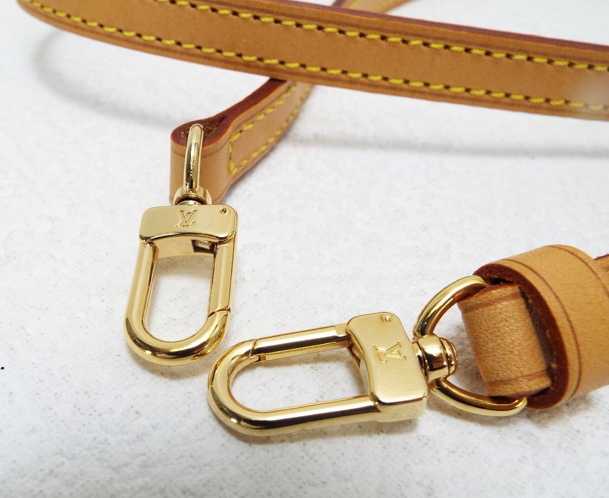 ルイヴィトン ショルダーストラップ ヌメ革 115ｃｍ 7穴_画像2