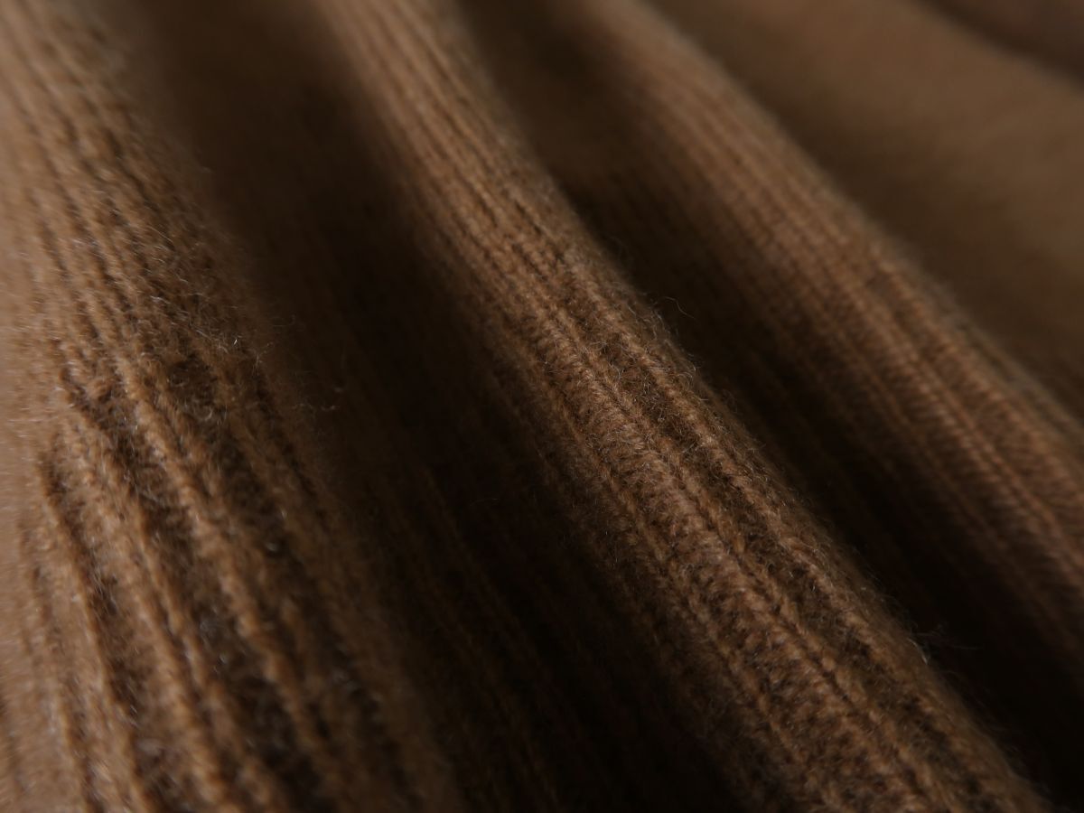 ブラーミン Brahmin☆ウールナイロン ホールガーメント クルーネックニット 38サイズ 日本製☆M-B 6526_画像5