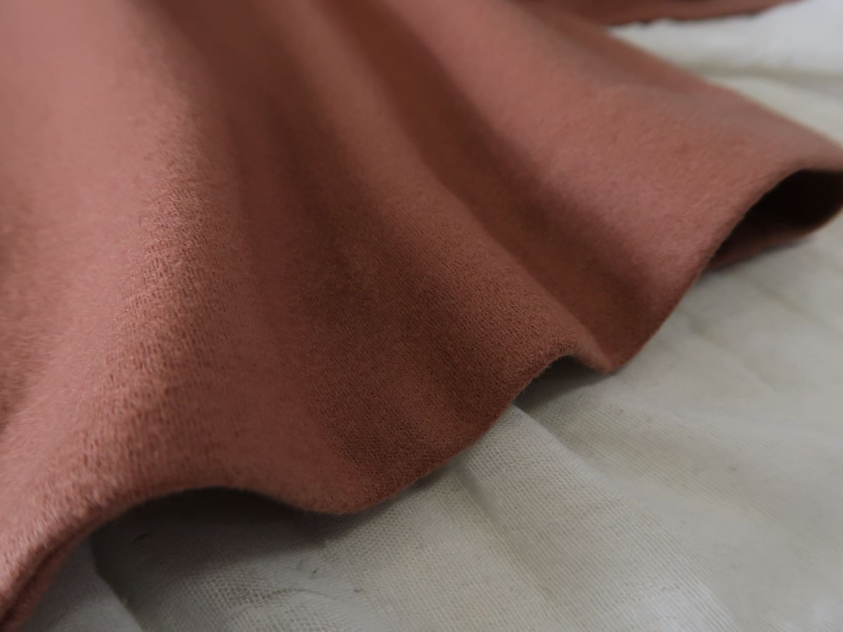 超美品☆アンタイトル UNTITLED☆毛100% ベルト付き ガウンコート 2サイズ☆A-O 6433_画像5