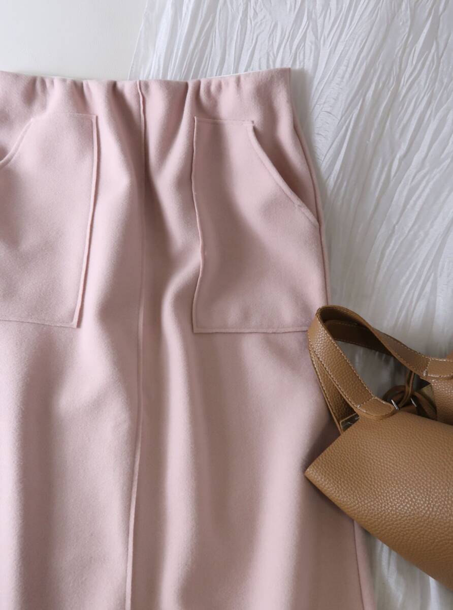 ガリャルダガランテ/ジェナ jena☆洗える ウエストゴム パッチポケットタイトスカート 日本製☆M-B 6730_画像2