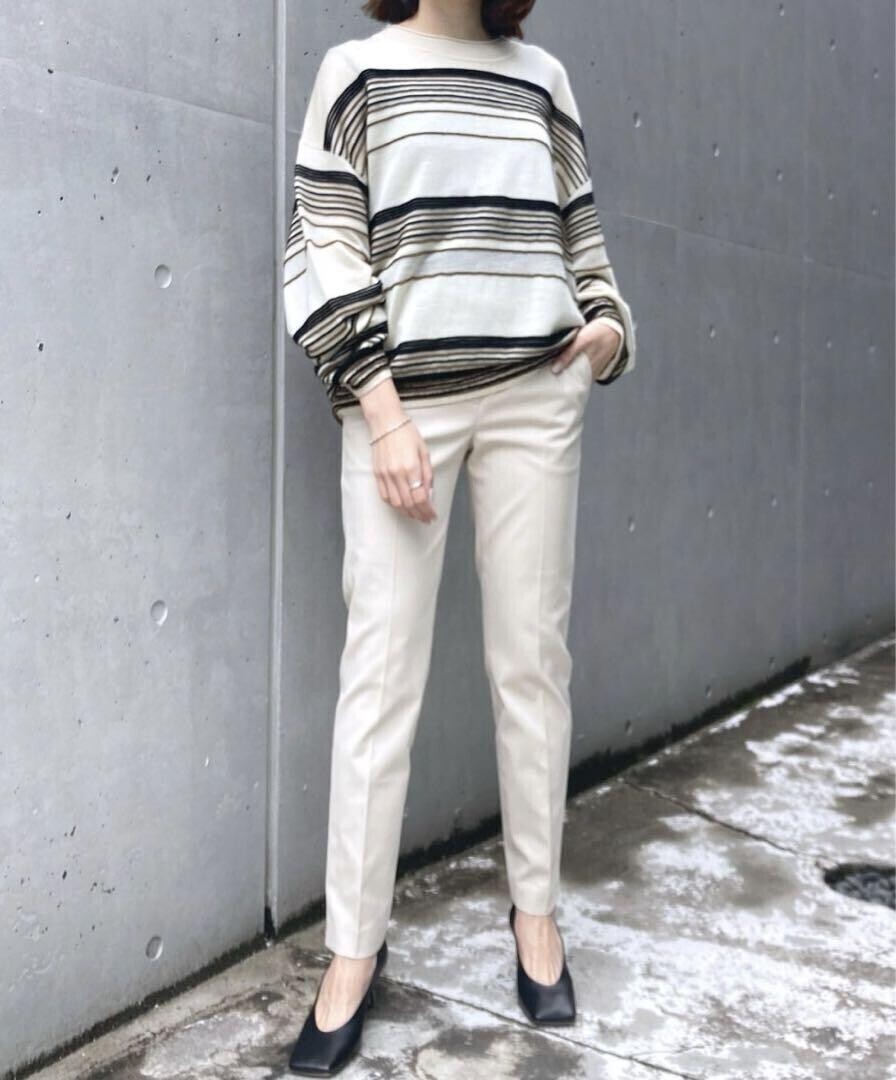 2.9万☆2022年☆セオリー Theory☆洗える Bering Otto Stripe PO / ボーダーニットプルオーバー Sサイズ☆M-B 6279_画像3