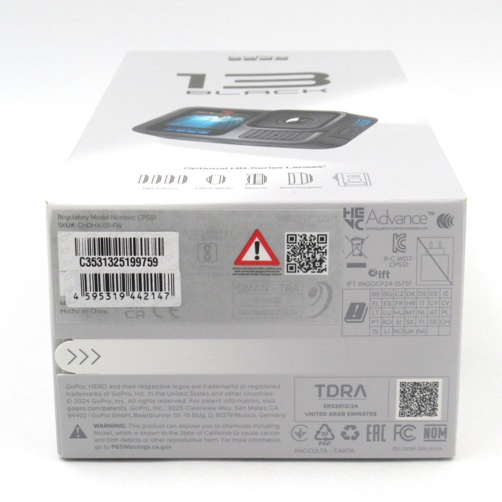 1 иен ~ 2. нераспечатанный GoProgo- Pro HERO 13 BLACK экшн-камера с ящиком работоспособность не проверялась 4278916