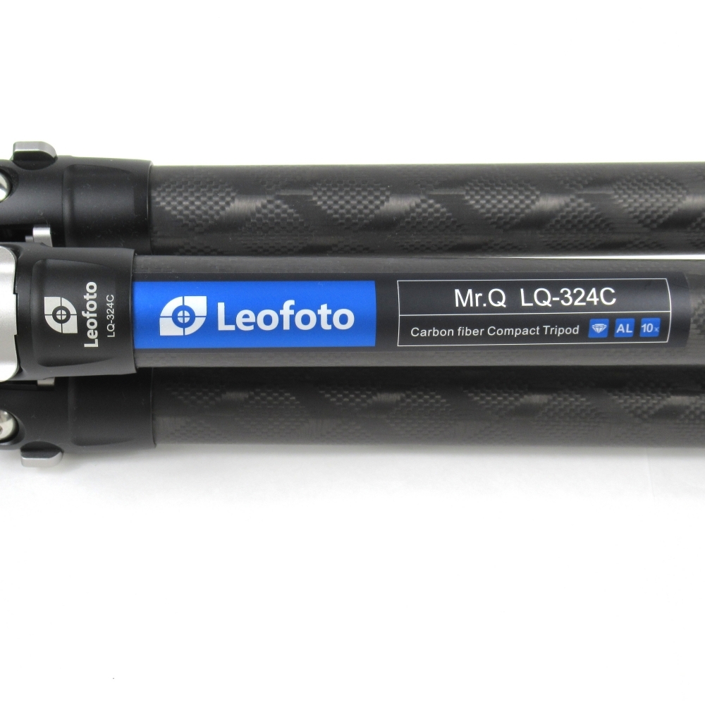 1円〜 Leofoto レオフォト LQ-324C+LH-40 カーボンファイバー三脚 雲台 セット ケース付 動作未確認 4269514_画像3