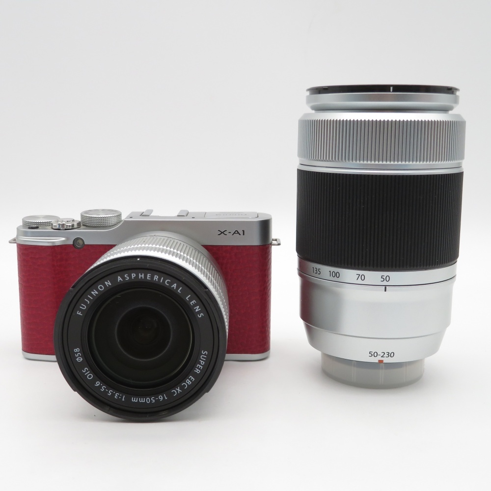 1円〜 FUJIFILM フジフイルム X-A1 ミラーレスカメラ レンズキット 箱・ケース付 動作確認済 4291569_画像1