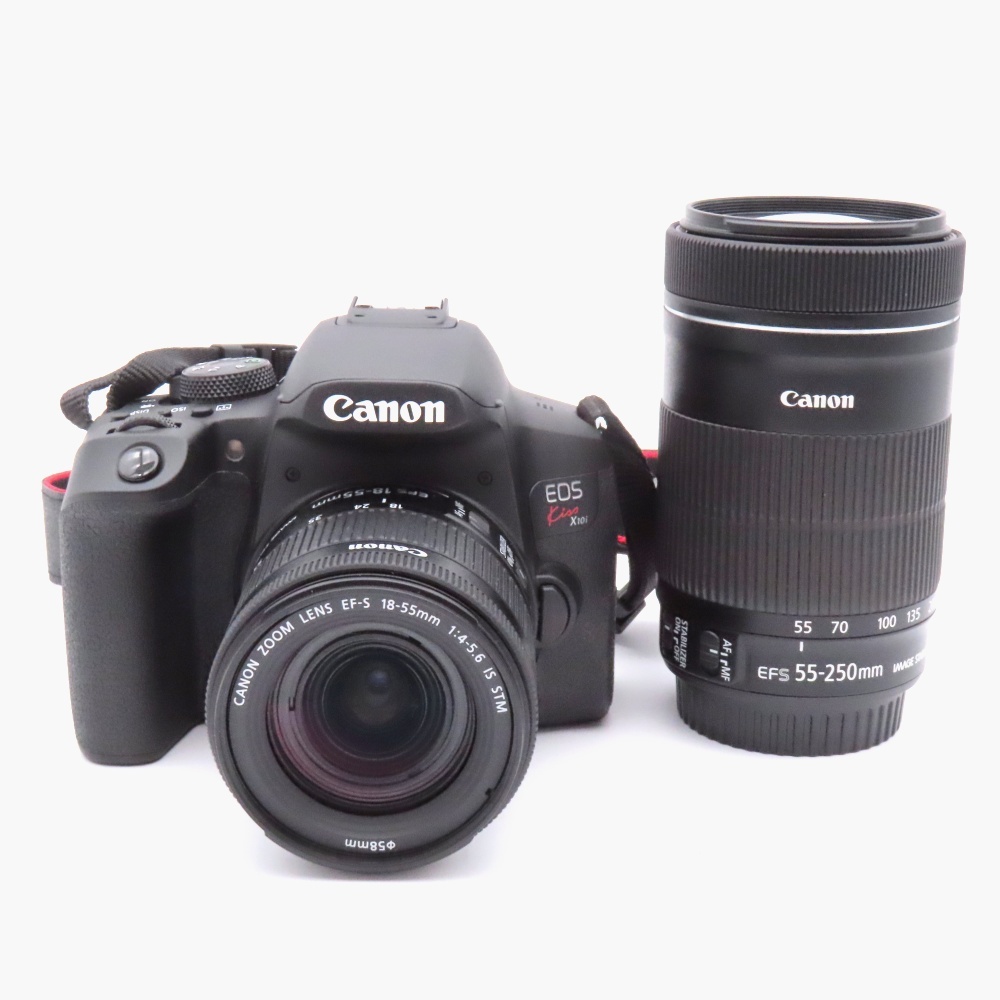 1 иен ~ Canon Canon EOS kiss X10i цифровой однообъективный зеркальный камера двойной zoom комплект с ящиком рабочее состояние подтверждено 4294507