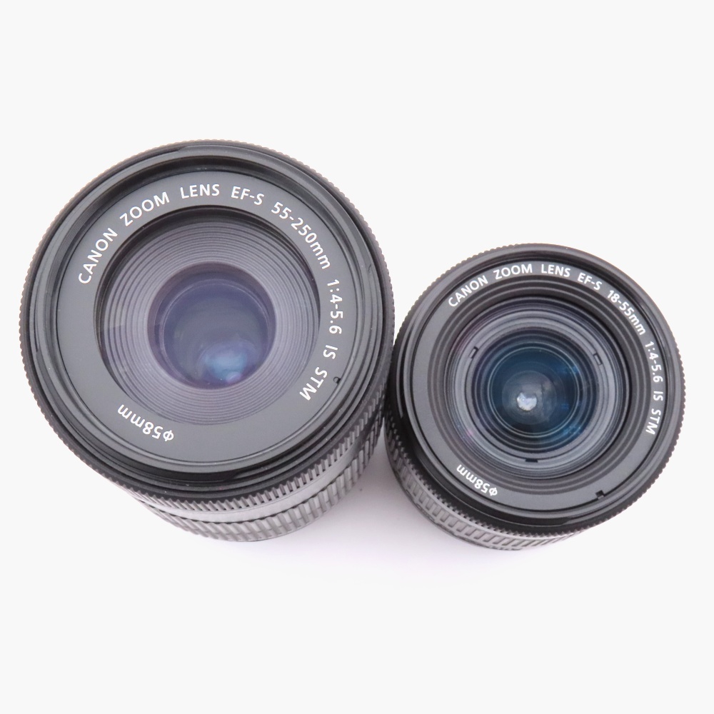 1 иен ~ Canon Canon EOS kiss X10i цифровой однообъективный зеркальный камера двойной zoom комплект с ящиком рабочее состояние подтверждено 4294507