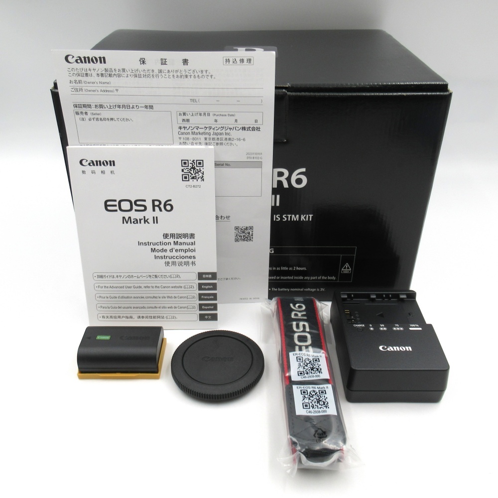 1 иен ~ Canon Canon EOS R6 Mark II беззеркальный камера корпус только с ящиком рабочее состояние подтверждено 4272573