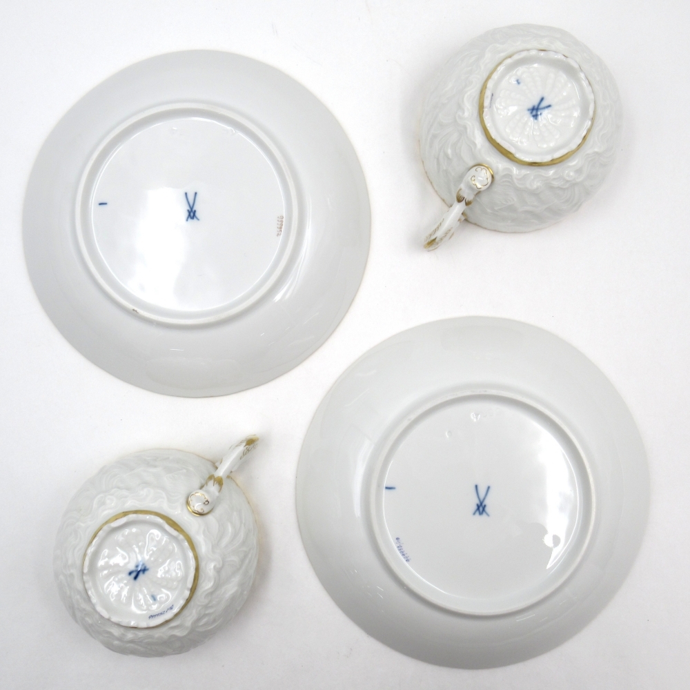 1 иен ~ Meissen Meissen s one сервис Gold отделка золотая краска чайная чашка & блюдце 2 покупатель итого 4 пункт 4284005