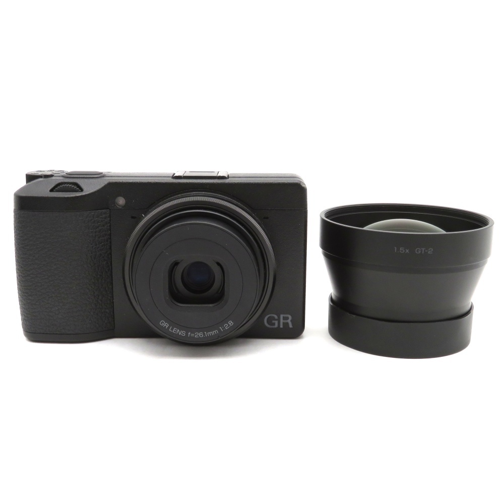 1 иен ~ RICOH Ricoh GR IIIx компактный цифровой фотоаппарат GT-2tere конверсионный объектив имеется коробка * с футляром рабочее состояние подтверждено 4321283