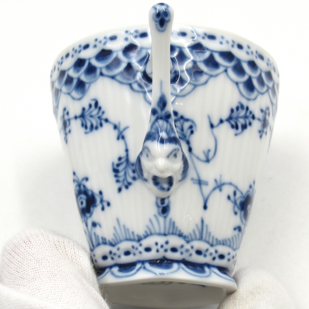 1 иен ~ Royal Copenhagen Royal Copenhagen b крыша Roo tedo полный гонки лицо есть кофейная чашка & блюдце 1 покупатель итого 2 пункт 4337528