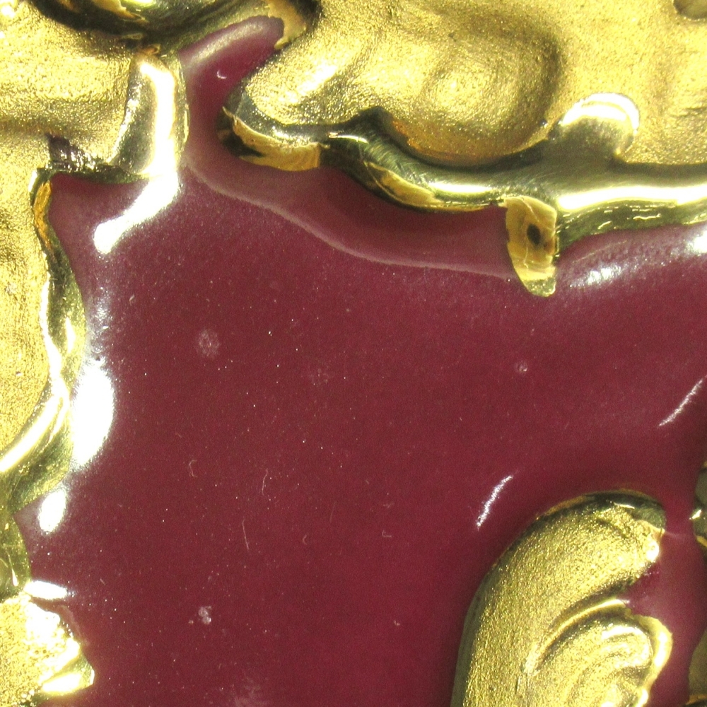 1 иен ~ Meissen Meissen B пена Granz Gold красный золотая краска примерно 31cm plate * включение в покупку не возможно 4346646