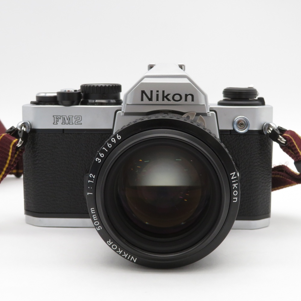 1 иен ~ Nikon Nikon NEW FM2 поздняя версия пленочный фотоаппарат NIKKOR 50mm F1.2 электризация только проверка settled 4362376
