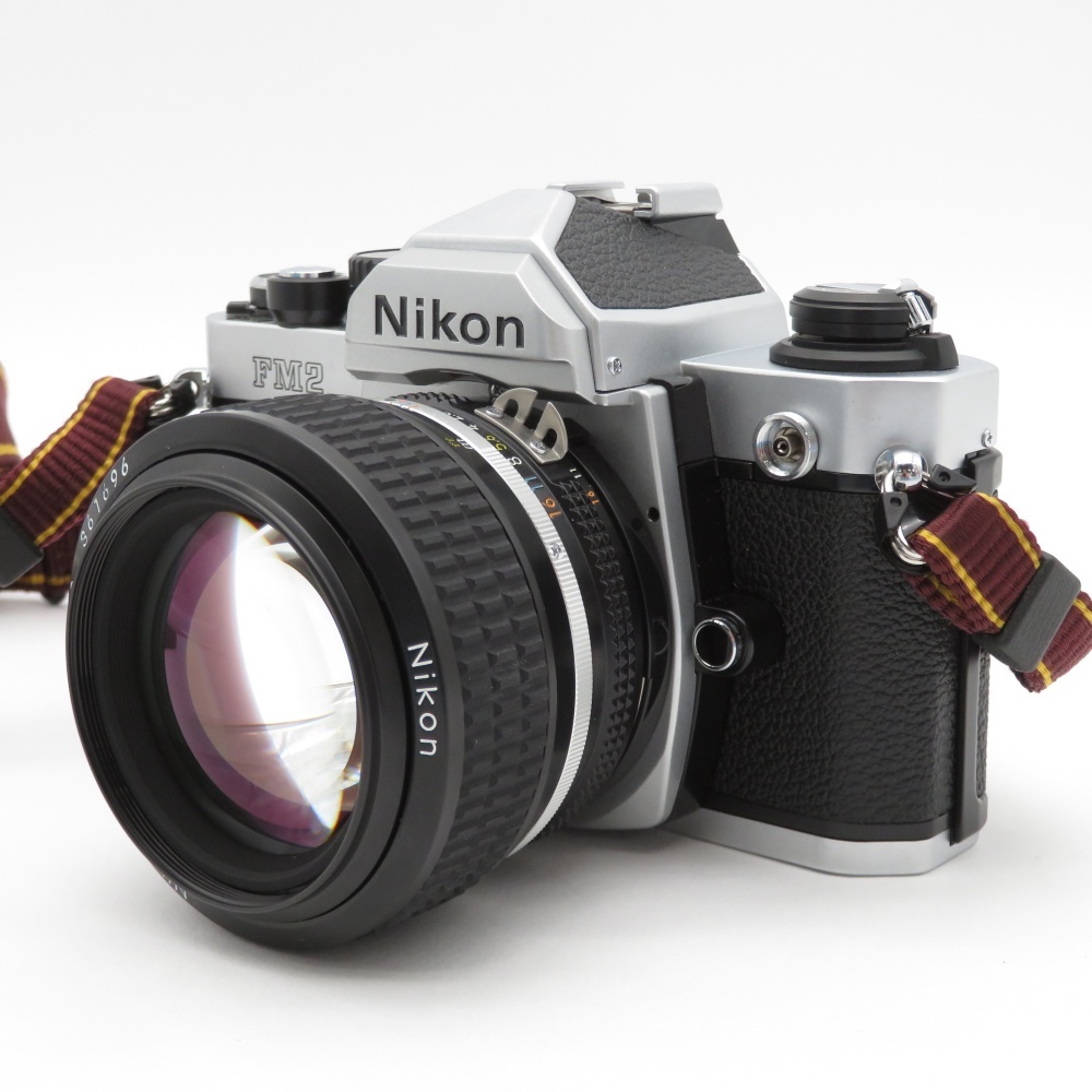 1 иен ~ Nikon Nikon NEW FM2 поздняя версия пленочный фотоаппарат NIKKOR 50mm F1.2 электризация только проверка settled 4362376