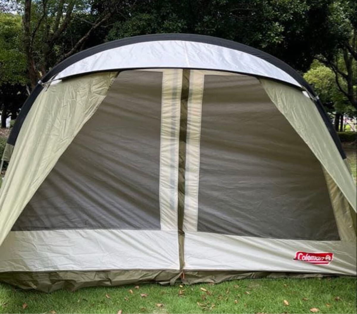【美品】コールマンテント トンネル2ルームハウスLDX オリーブ_画像6