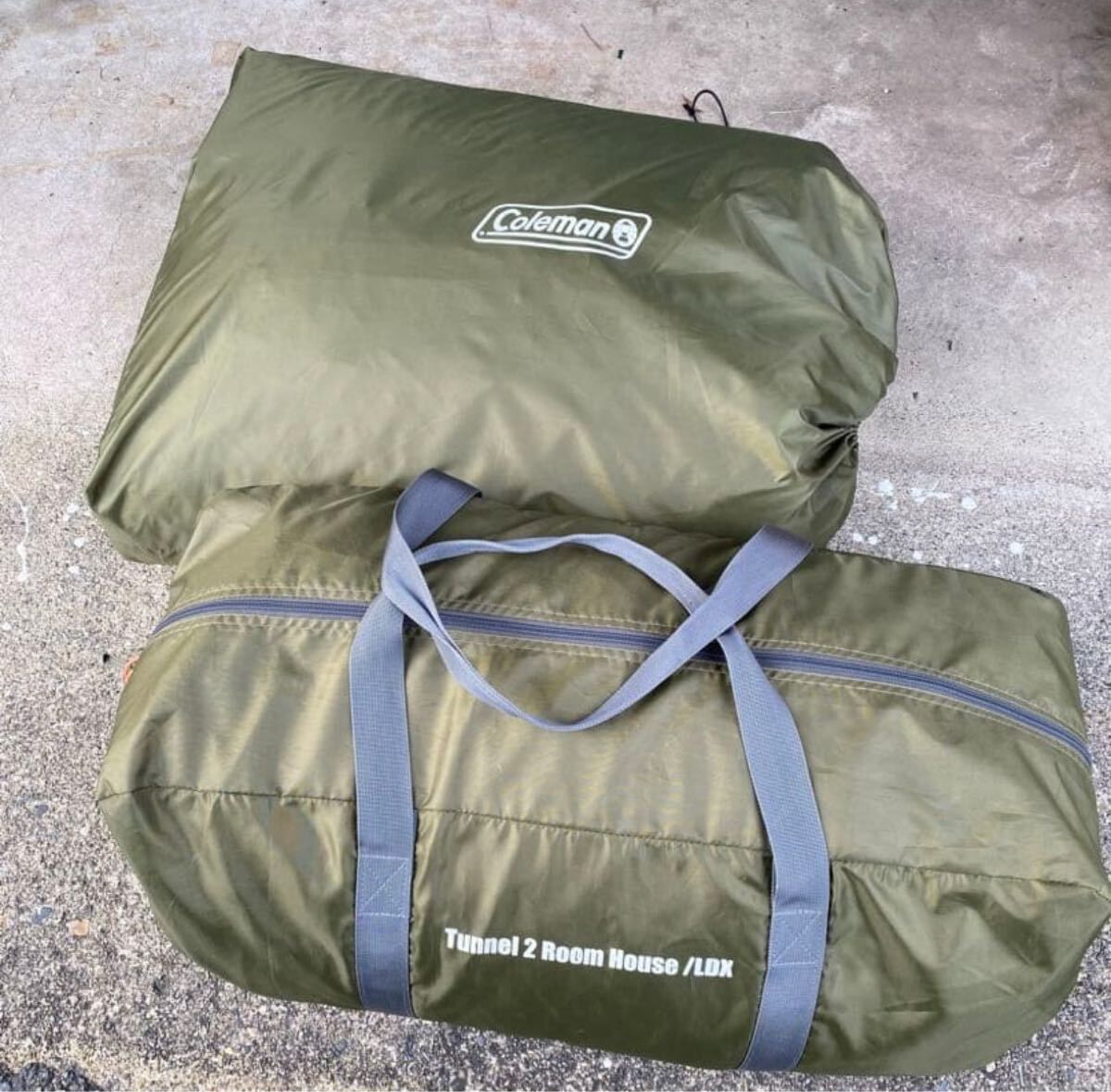【美品】コールマンテント トンネル2ルームハウスLDX オリーブ_画像10