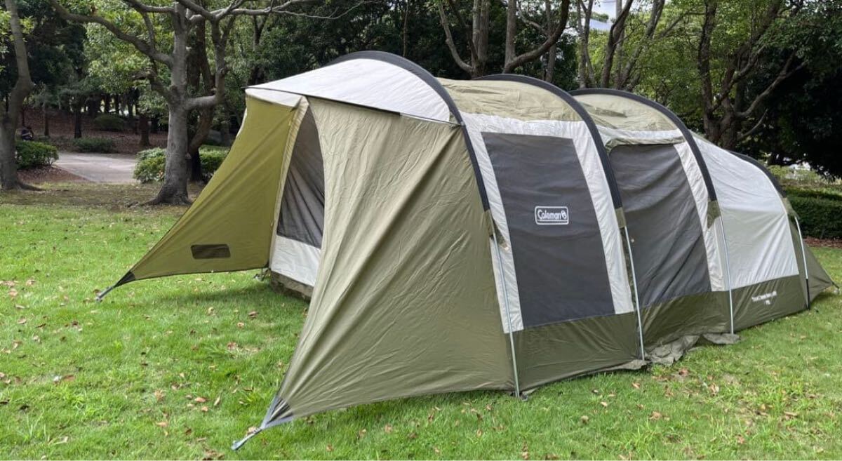 【美品】コールマンテント トンネル2ルームハウスLDX オリーブ_画像4