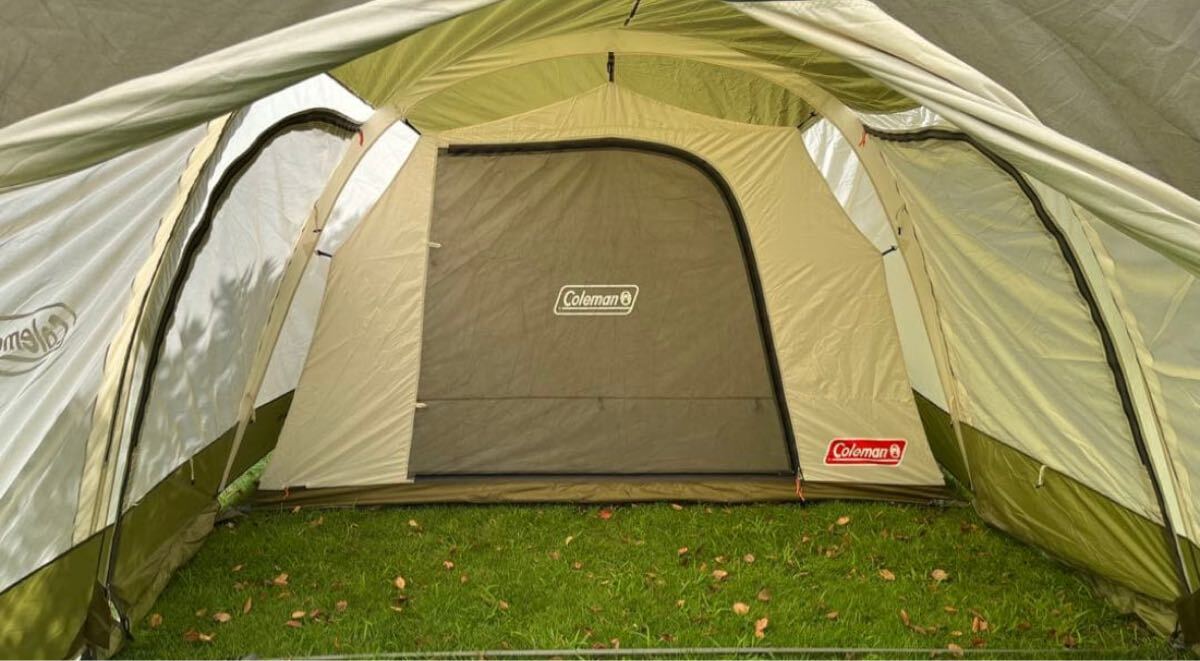 【美品】コールマンテント トンネル2ルームハウスLDX オリーブ_画像9