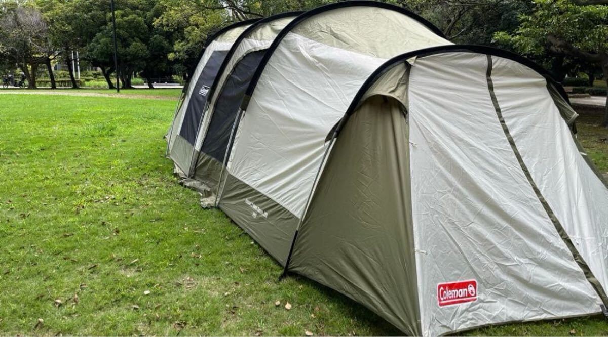 【美品】コールマンテント トンネル2ルームハウスLDX オリーブ_画像7