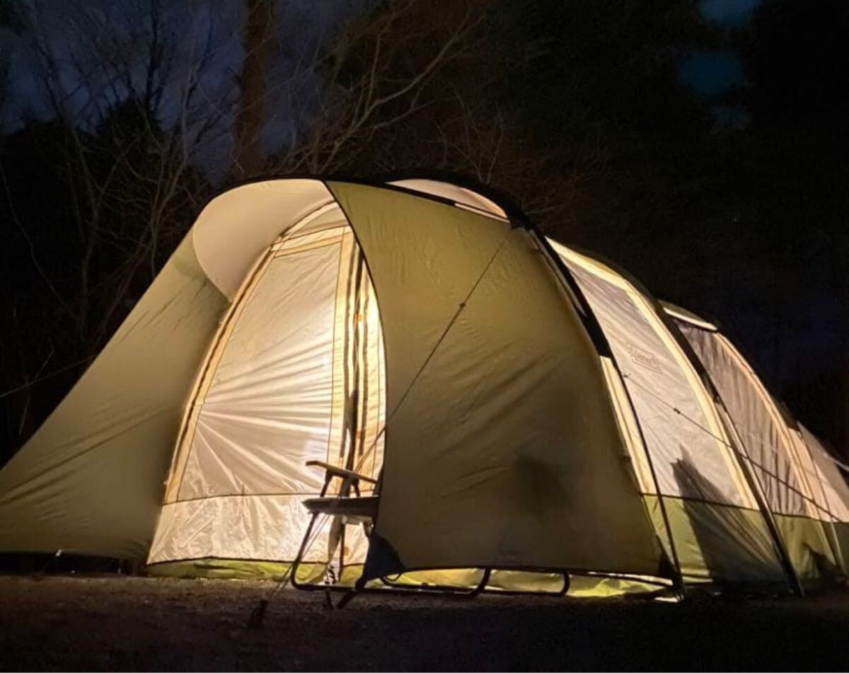 【美品】コールマンテント トンネル2ルームハウスLDX オリーブ_画像3