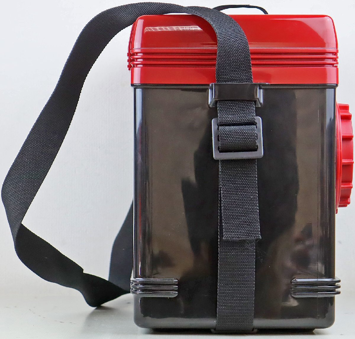 M* б/у товар * рыбалка сопутствующие товары / ящик для наживки [. can TS-2400 mega красный ] Daiwa /DAIWA контейнер многофункциональный примерно 24.0L одним движением . jet воздушный . оборудован возможность 