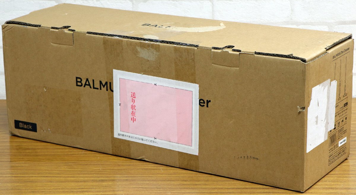 M●未使用品●家電品 『BALMUDA The Cleaner』 バルミューダ C01A-BK 掃除機 コードレスクリーナー サイクロン式 デュアルブラシヘッド搭載_画像1