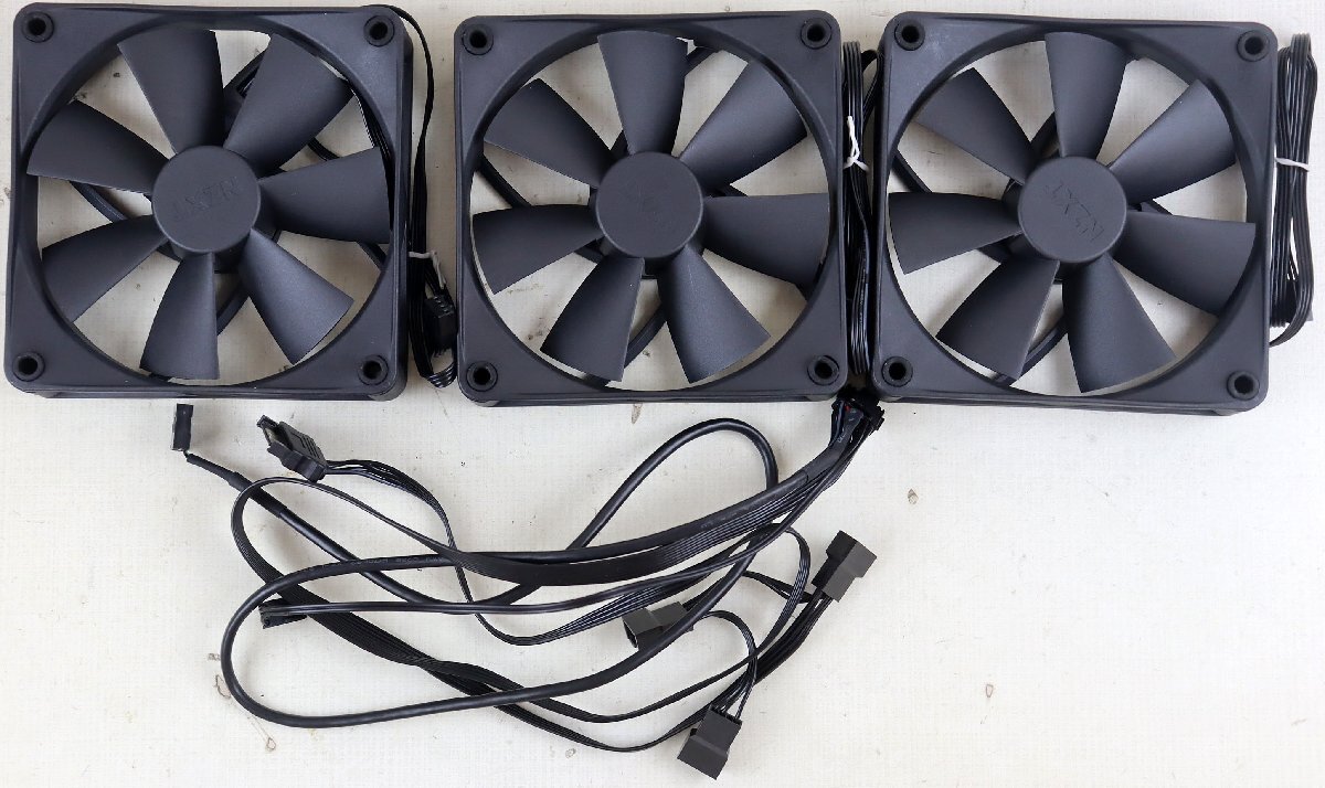 M◆中古品◆PC/パソコンパーツ 『簡易水冷CPUクーラー KRAKEN ELITE 360』 NZXT Turbine Pump採用 冷却性能向上 F120P/静圧ファン3基搭載_画像7