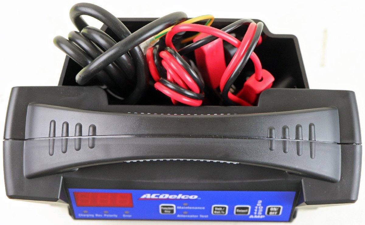 S●ジャンク品●カー用品 『全自動マイコン制御バッテリーチャージャー AD-0002』 ACDelco/ACデルコ 15A 12Vバッテリー専用 ※通電のみ確認_画像7