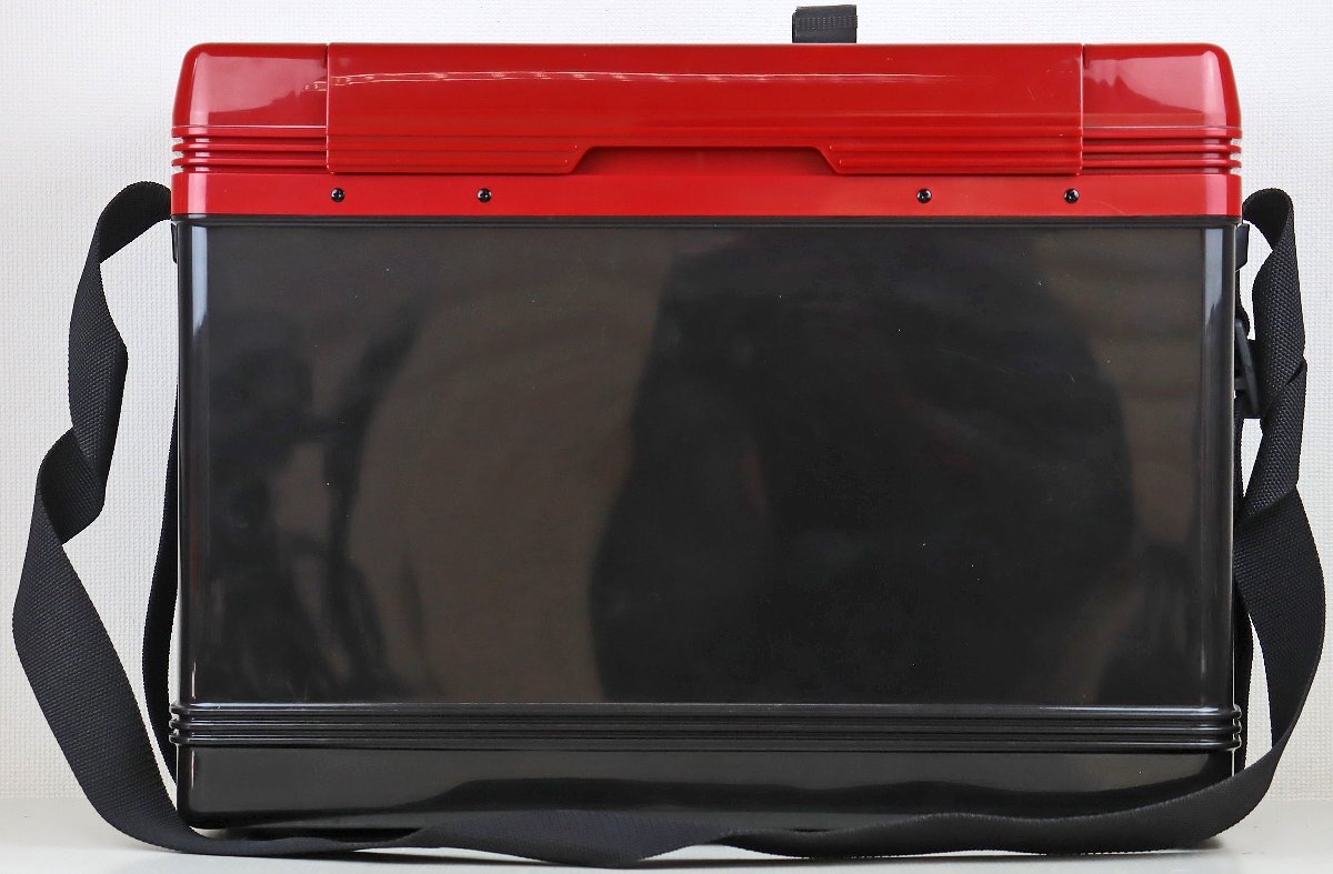 M* б/у товар * рыбалка сопутствующие товары / ящик для наживки [. can TS-2400 mega красный ] Daiwa /DAIWA контейнер многофункциональный примерно 24.0L одним движением . jet воздушный . оборудован возможность 