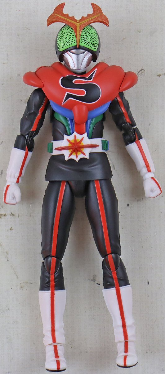S* б/у товар * фигурка [S.H.Figuarts Kamen Rider Stronger & Kabuto low комплект ] BANDAI/ Bandai душа web магазин полная высота примерно 140mm с коробкой 