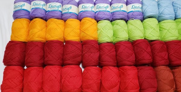 毛糸山45　ダイヤクラフトL　未使用　毛糸山　東洋紡　ダイヤモンド毛糸　お買い得品！_画像2