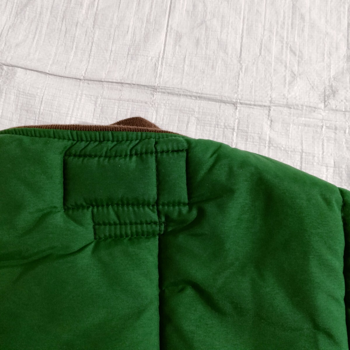 DICKSON ディクソン DI-234 poly green VERTICAL VEST 10oz Vertical キルテッド インサレーテッド the bluest overalls ダウン　ベスト_画像8