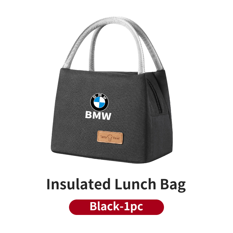 BMW ロゴ入り ランチバック ピクニックバッグ No2 保冷 大きめ おしゃれ 保温 保冷 メンズ レディース お弁当袋 大人 ビジネス ファスナー _画像4