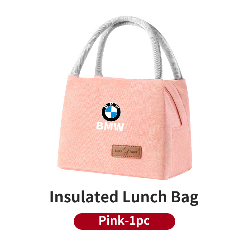 BMW ロゴ入り ランチバック ピクニックバッグ No2 保冷 大きめ おしゃれ 保温 保冷 メンズ レディース お弁当袋 大人 ビジネス ファスナー _画像5
