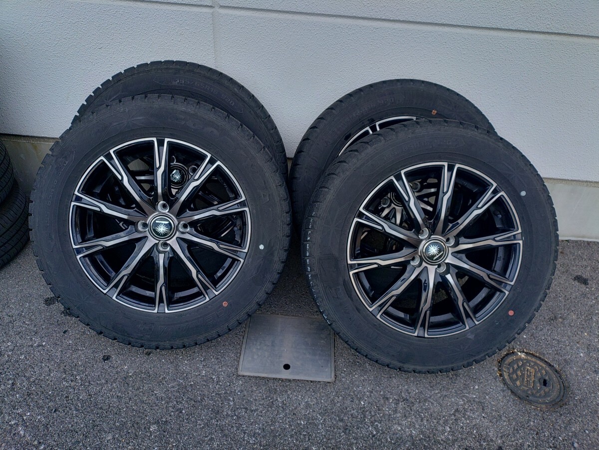 激安１０００円スタート　トヨタ　ライズ　ダイハツ　ロッキー　スタッドレス付アルミセット　１９５／６５Ｒ１６_画像1