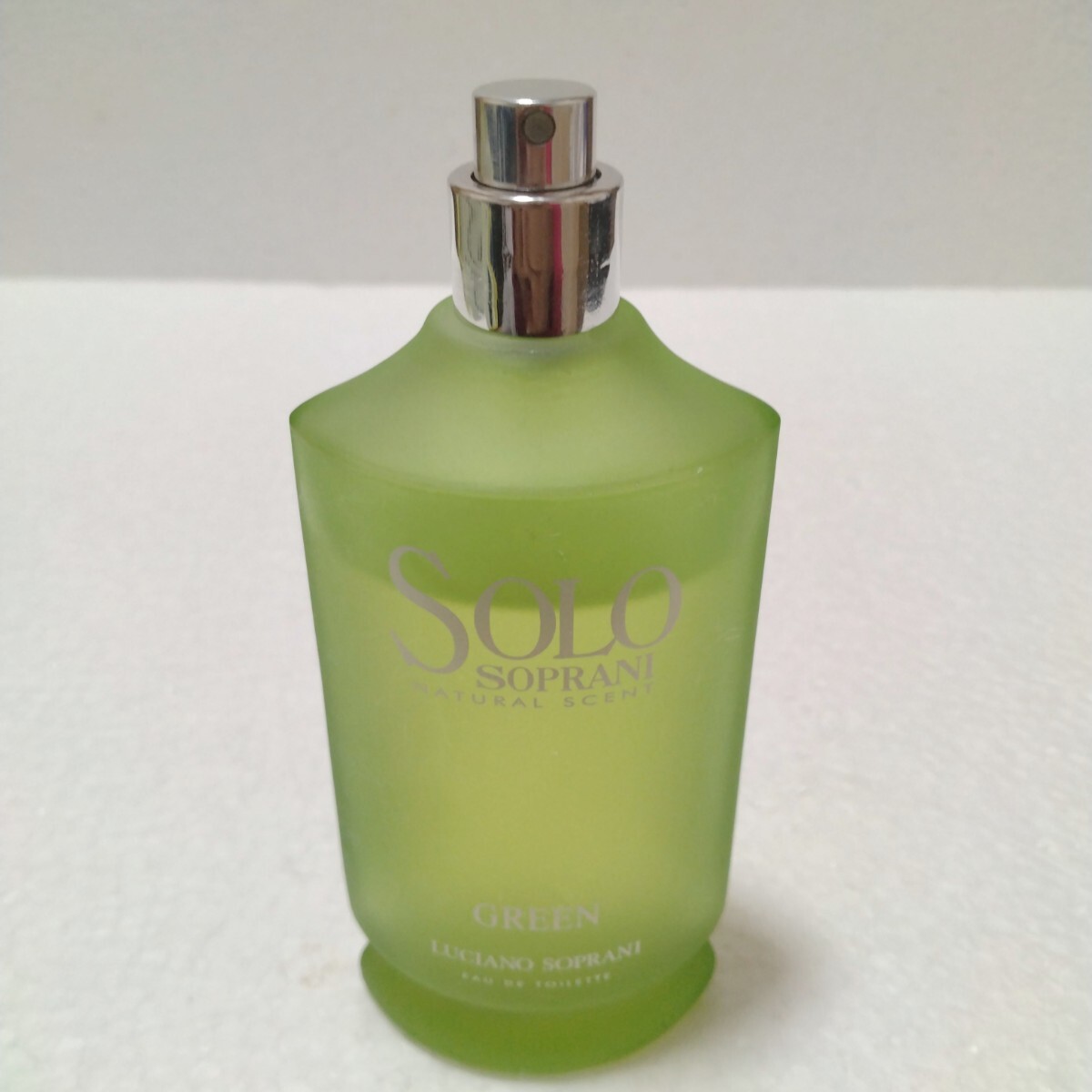 ルチアーノソプラーニ ソロ グリーン オードトワレ EDT 100ml LUCIANO SOPRANI SOLO GREEN ルチアーノ ソプラーニ 蓋なし 送料無料_画像2