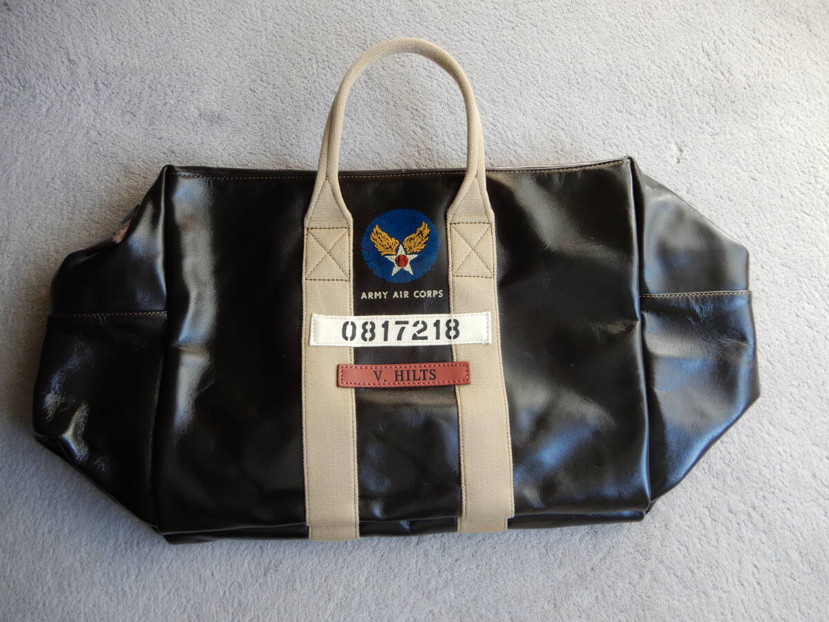 トイズマッコイ ホースハイド　アヴィエイター キットバッグ　 V.HILTS TOYS McCOY 未使用品_画像1