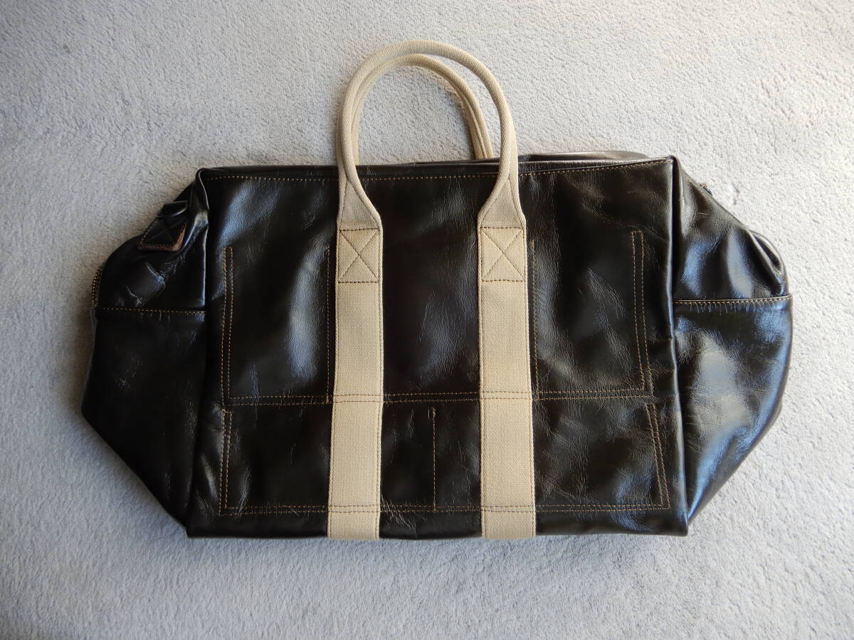 トイズマッコイ ホースハイド　アヴィエイター キットバッグ　 V.HILTS TOYS McCOY 未使用品_画像2