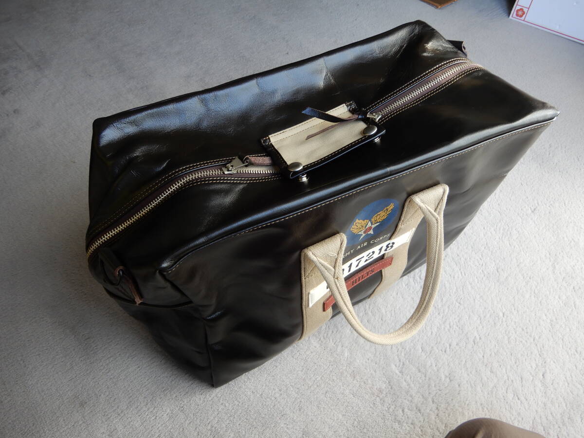 トイズマッコイ ホースハイド　アヴィエイター キットバッグ　 V.HILTS TOYS McCOY 未使用品_画像5