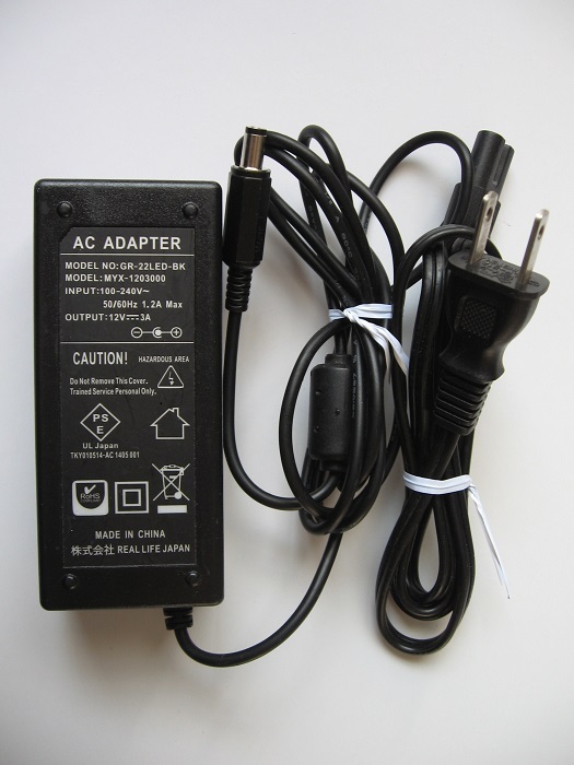 AC адаптор DC 12V 3A подтверждение рабочего состояния товар 