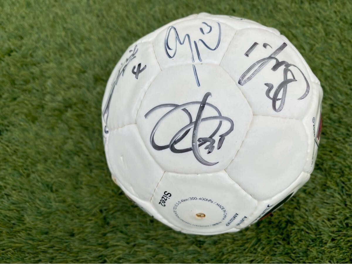 レア物！2006年製 京都サンガF.C. 直筆サイン入り サッカーボール KYOTO SANGA　京都パープルサンガ_画像5