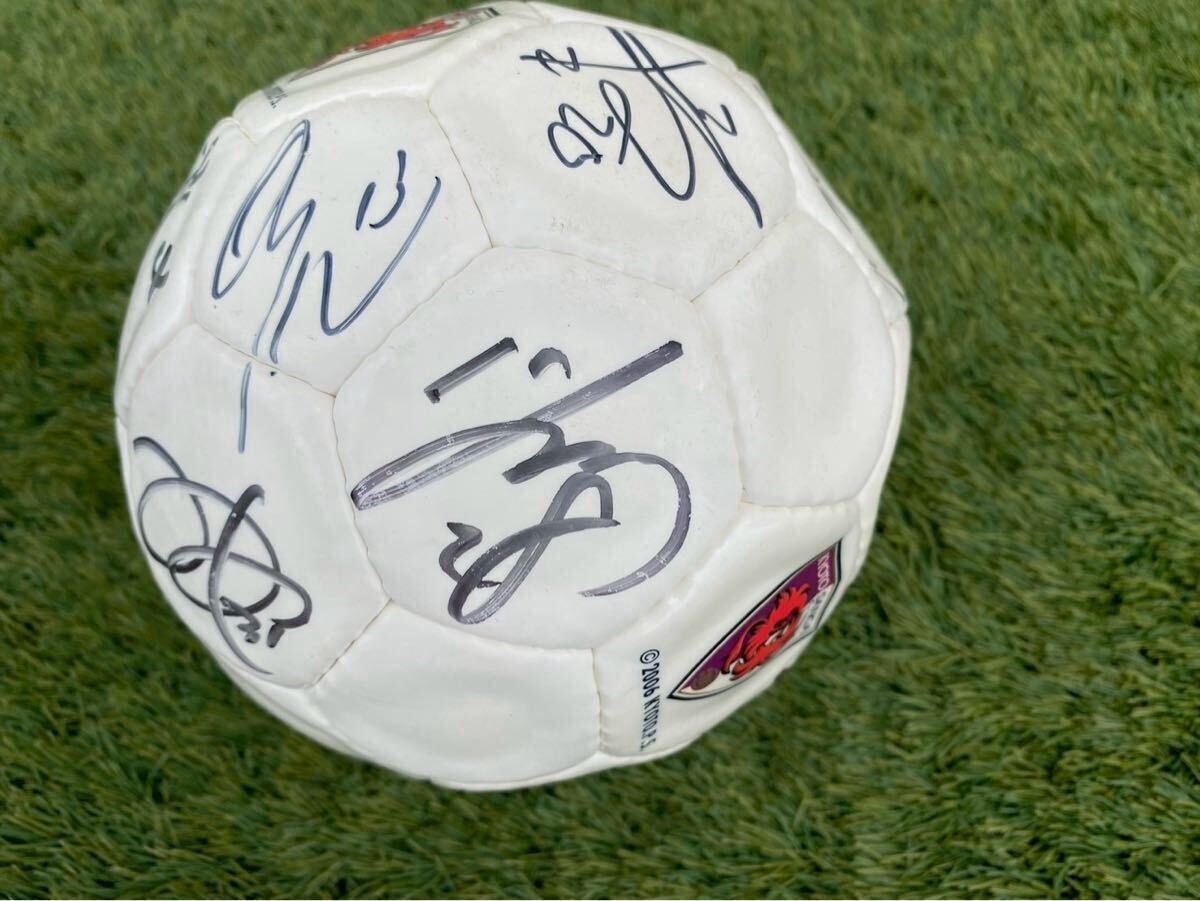  レア物！2006年製 京都サンガF.C. 直筆サイン入り サッカーボール KYOTO SANGA　京都パープルサンガ_画像9