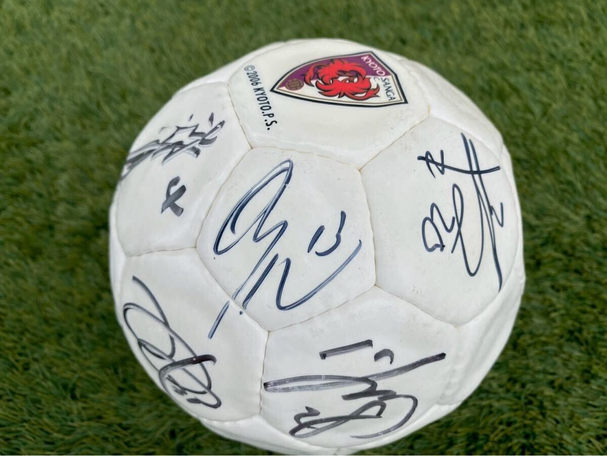  レア物！2006年製 京都サンガF.C. 直筆サイン入り サッカーボール KYOTO SANGA　京都パープルサンガ_画像10