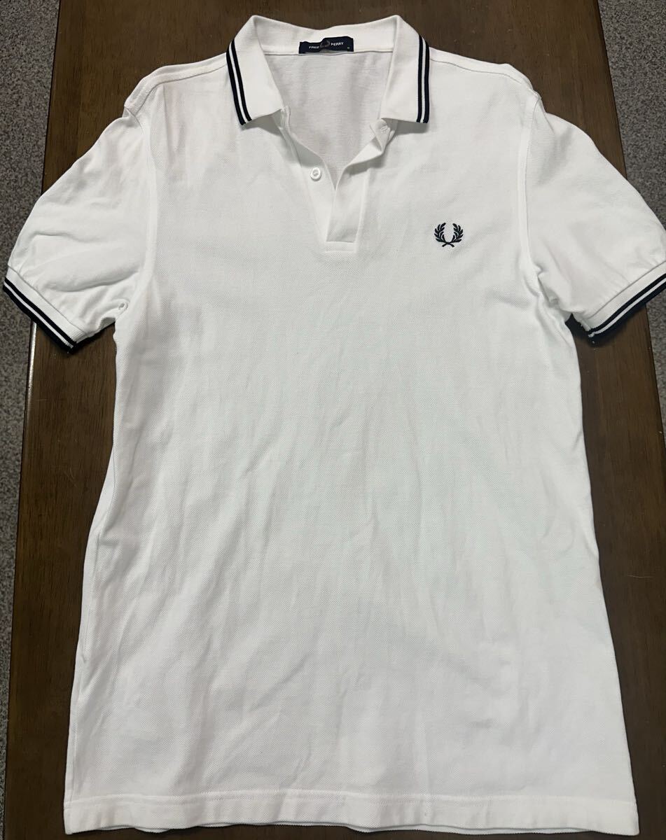  Fred Perry рубашка-поло белый M размер 