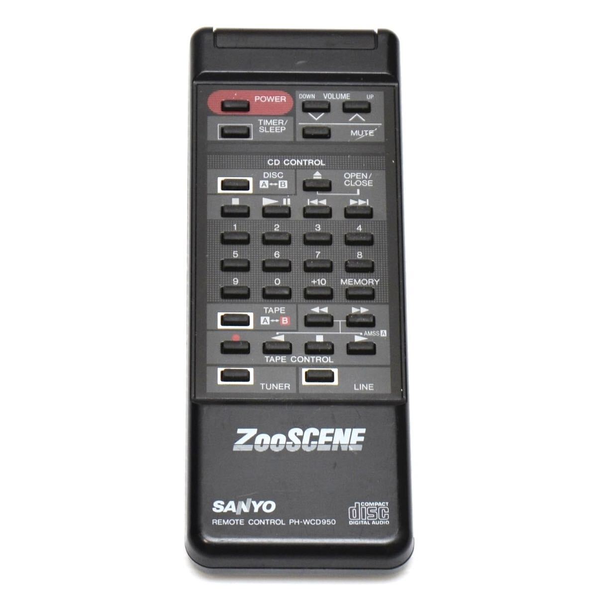 【入手困難/リモコン付】SANYO サンヨー PH-WCD950 ZooSCENE ズシーン CD ラジカセ ダブルカセット 2CD バブルラジカセ TAPE ラジオ AM FM_画像10