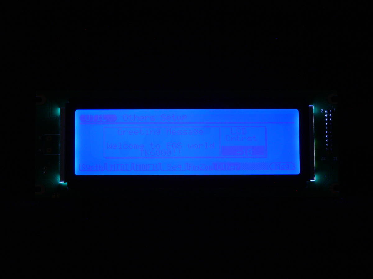 YAMAHA EOS B900/EX用 高輝度ブルー LEDバックライト液晶ディスプレイ_画像4