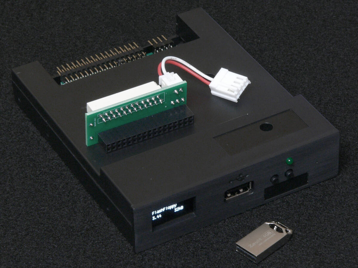 [台数限定] YAMAHA QY300専用 Gotek FDDエミュレーター(USBドライブ)_画像1