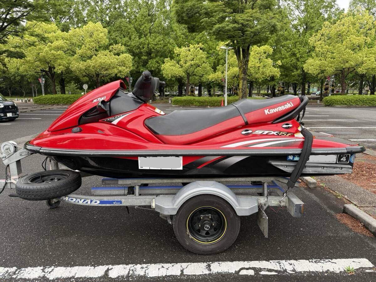 kawasaki カワサキ STX-15F ジャンク 2004年式 赤 アワー380 _画像4