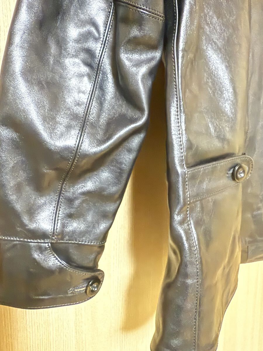 Y’Works YW02 ホースハイド　1930s　カーコート　サイズ36（S)　試着のみ_画像4