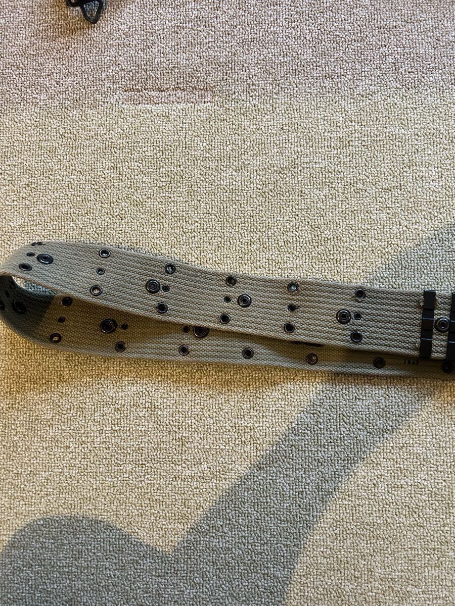 ベトナム戦争　米軍　M56 アムニッシュン・マガジンポーチ M14マガジンポーチ　H型サスペンダー　M1943海兵隊ピストルベルト_画像7